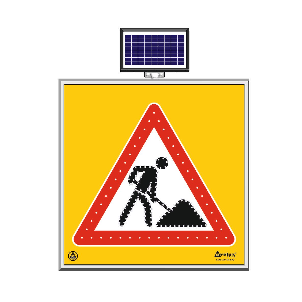 Solar LED'li Yol Bakım Levhası 11700 S-LD - Ş1