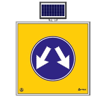 Solar LED'li Yol Bakım Levhaları (AL) 11600 S-LD Ş16