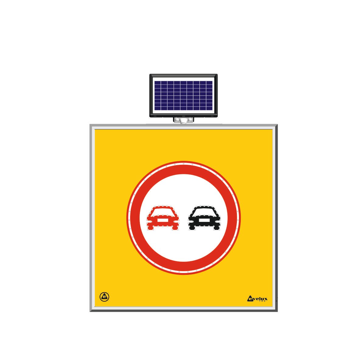 Solar LED'li Yol Bakım Levhası 11600 S-LD -Ş3