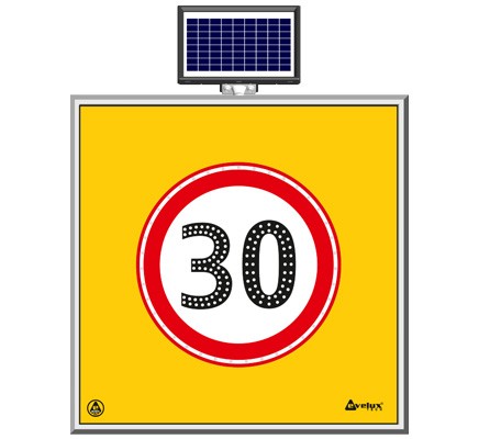 Solar LED'li Yol Bakım Levhaları (AL) 11600 S-LD Ş5