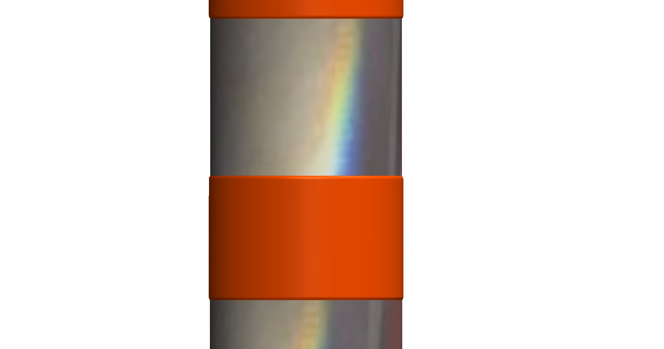 Şerit Ayırıcı Esnek Delinatör TPU 12214 UB R 45 cm