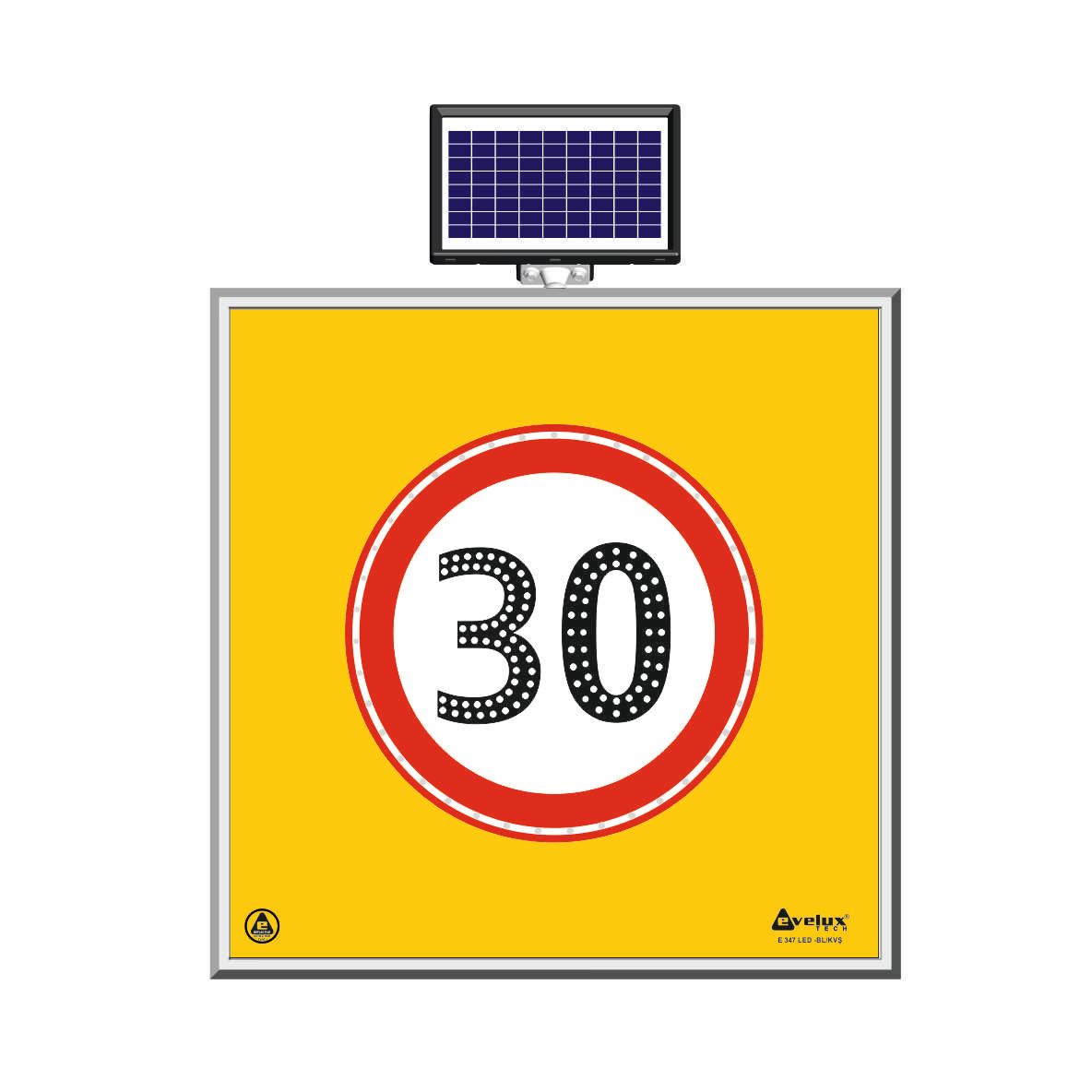 Solar LED'li Yol Bakım Levhası 11700 S-LD - Ş5