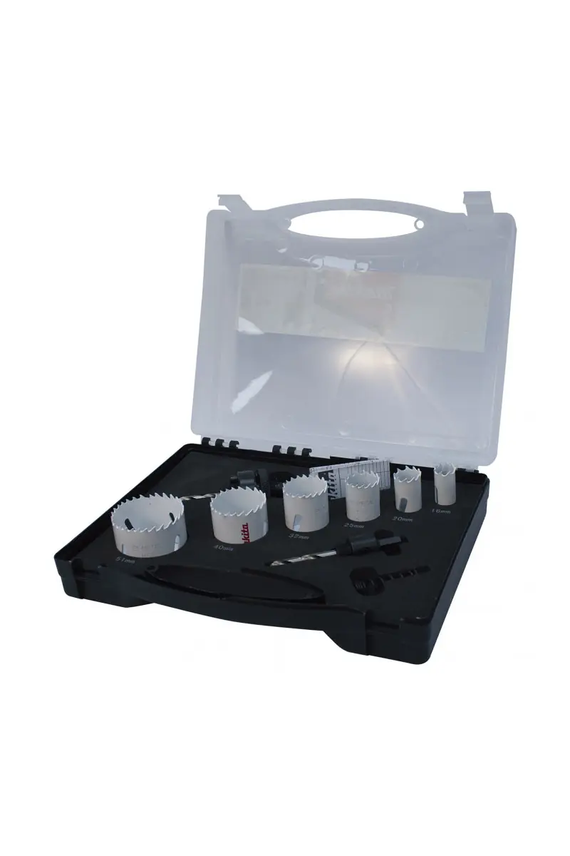 Makita D-47123 16-51mm Elektrikçi Bi Metal Panç Seti  16-20-25-32-40-51 mm