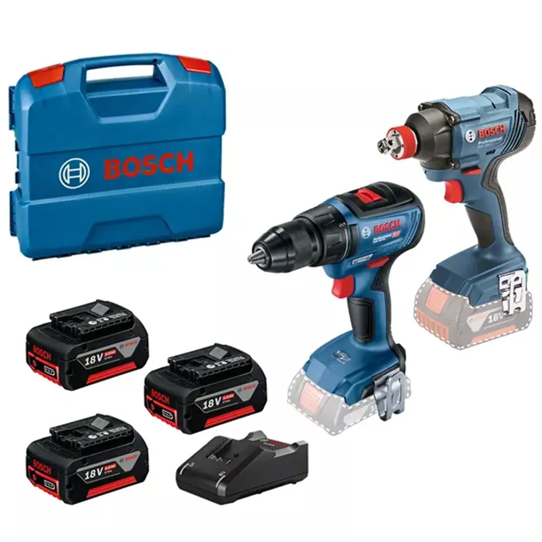 GDX 180Lİ + GSR 18V50 18 Volt 5 Amper 3 Akülü  SET BOSCH