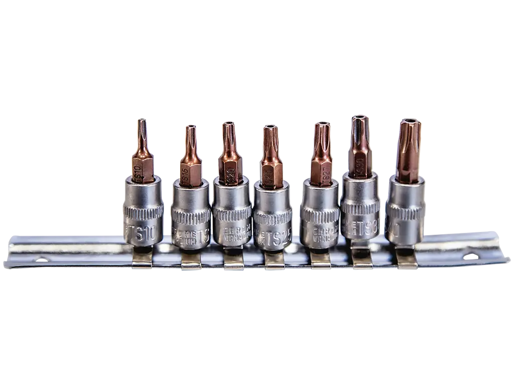 Nttools 7Parça 1/4" Star Delikli Lokma Seti Ncset14S