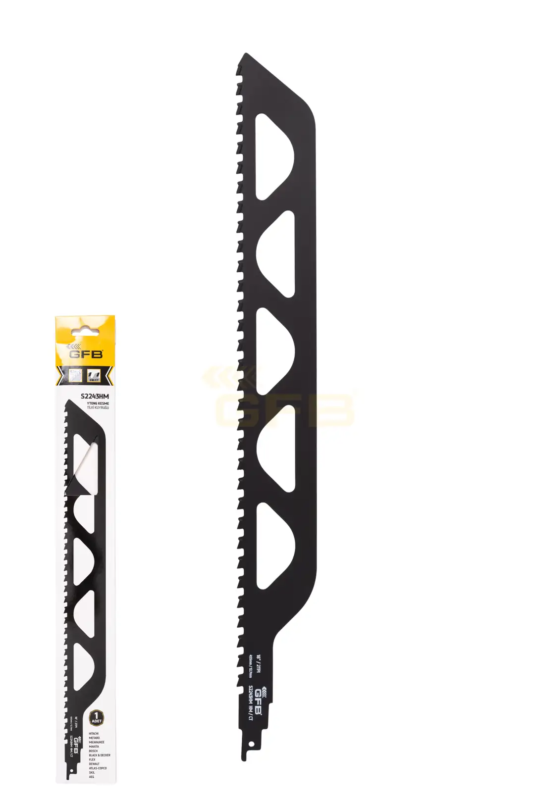 S2243HM 1Lİ PAKET YTONG TUĞLA KESME TİLKİ KUYRUĞU