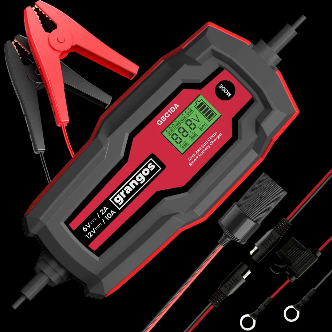 6V/12V 10AH AKÜ ŞARJ CİHAZI GRANGOS