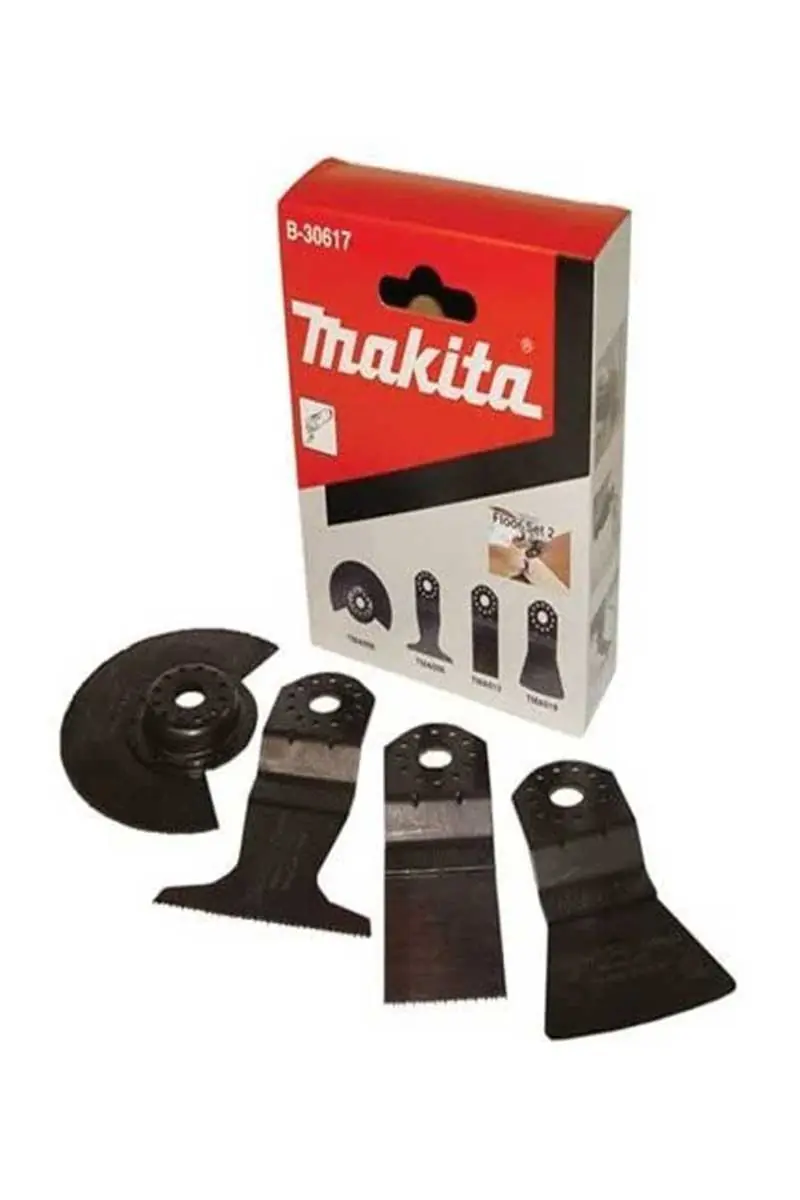 Makita B-30617 Çok Amaçlı Alet İçin Zemin Uç Seti 2 (Tma006, Tma008, Tma012, Tma019) 4 Parça