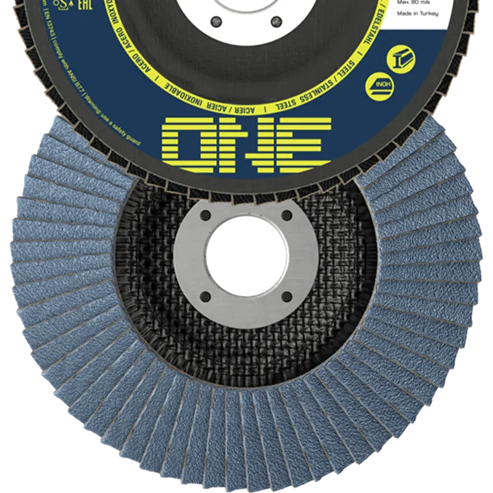 Tyrolit 34689695 ONE 2in1 Flap Disk Zımpara 115mm 60 Kum (Çelik ve Paslanmaz Uyumlu)