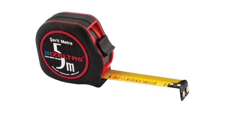 5 M PLASTİK STOPLU ŞERİT METRE İZELTAŞ
