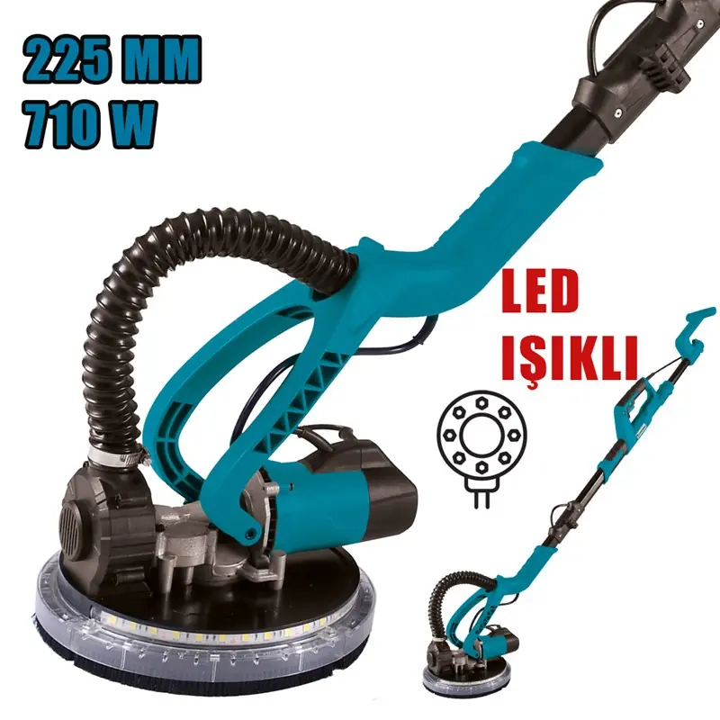 DUVAR ZIMPARALAMA TOZ TORBALI LED IŞIKLI 225MM 71 CAT3014