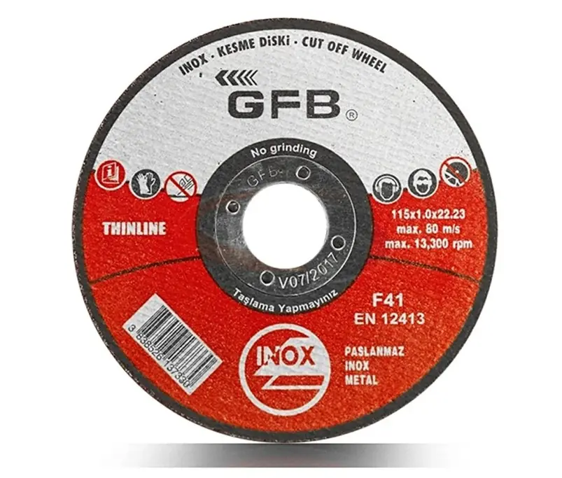 115X1X22 INOX KESME TAŞI GFB