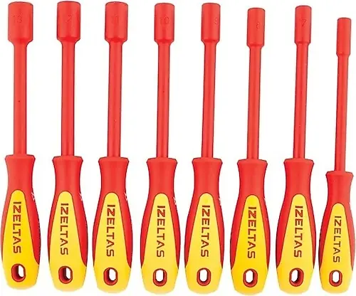 1000V SÜNGÜSÜ İZOLELİ LOKMA UÇLU TORNAVİDA SETİ 8  4773008108