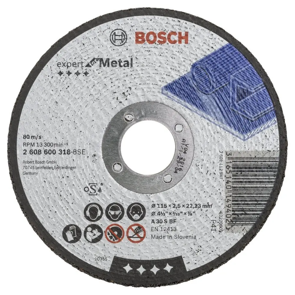 115X2,5 MM EXPERT FOR METAL DÜZ BOSCH