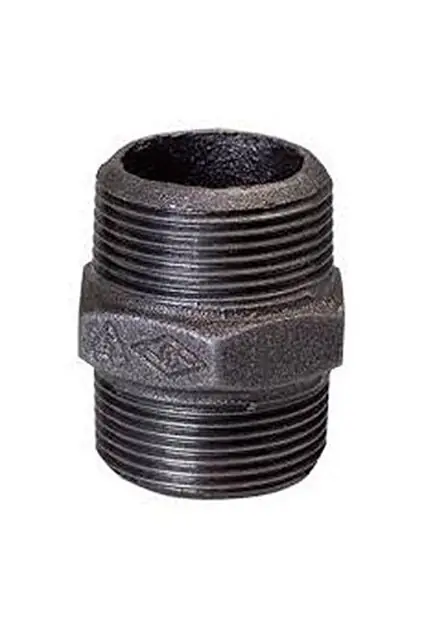 3/4" Nipel Siyah
