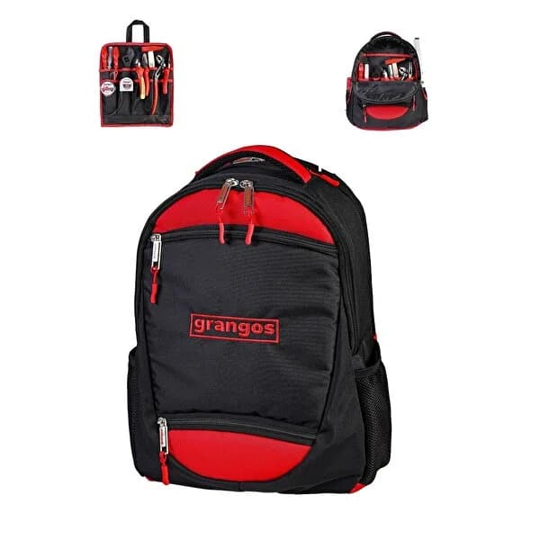 ÇOK GÖZLÜ PROFOSYONEL ALET SIRT ÇANTASI GRANGOS