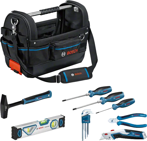 Bosch Profesyonel El Aleti Seti 8 Parça + GWT 20 Çanta 1600A02H5B