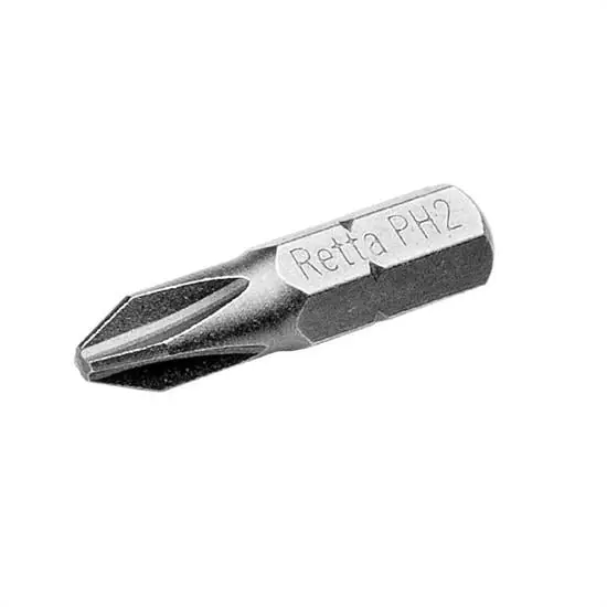 RBU1025 1/4 BİTS UÇ PH1X25MM RETTA