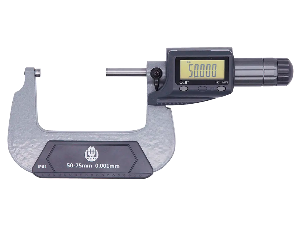 Dijital Dış Çap Mikrometresi 0-25x0.001mm WERKA