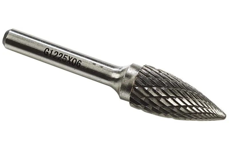 G12X25X6 KARBÜR KALIPÇI FREZE SİVRİ ÇAM