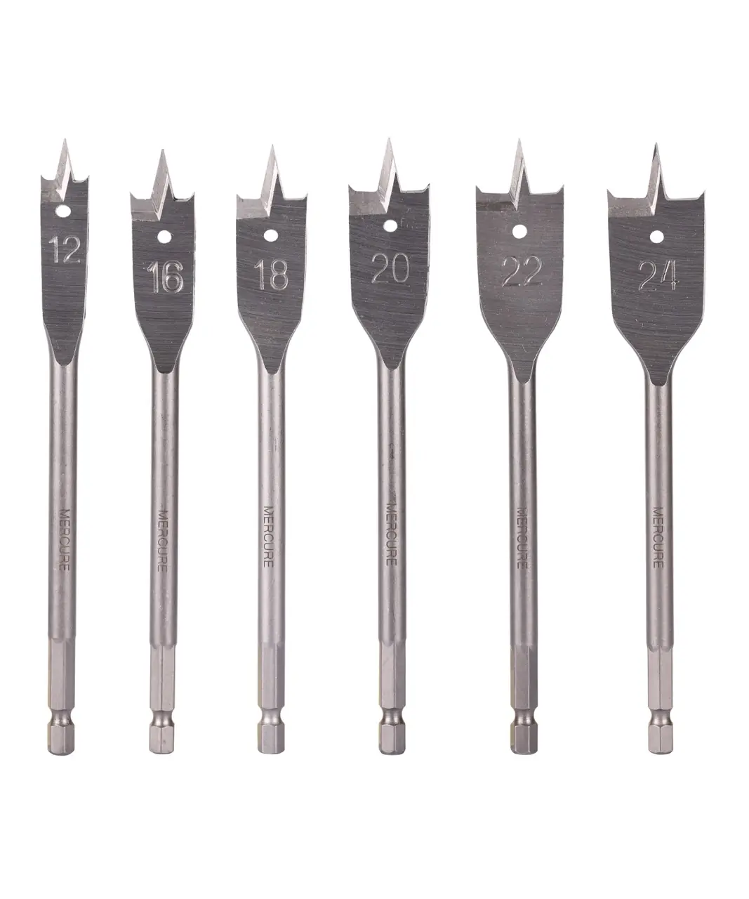 6PARÇA YAPRAK MATKAP UCU SETİ MERCURE