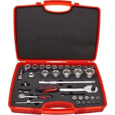 1/4"-1/2" LOKMA ANAHTAR TAKIMI 35PARÇA İZELTAŞ