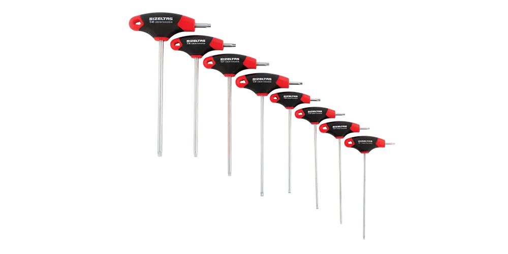 8 PARÇA T TİPİ TORX ALLEN TAKIMI İZELTAŞ