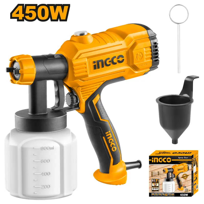 ELEKTRİKLİ BOYA TABANCASI 450W INGCO ING-SPG3508
