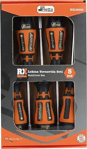 RXL5000 LOKMA TORNAVİDA SETİ 5 PÇ RX SERIES RETTA
