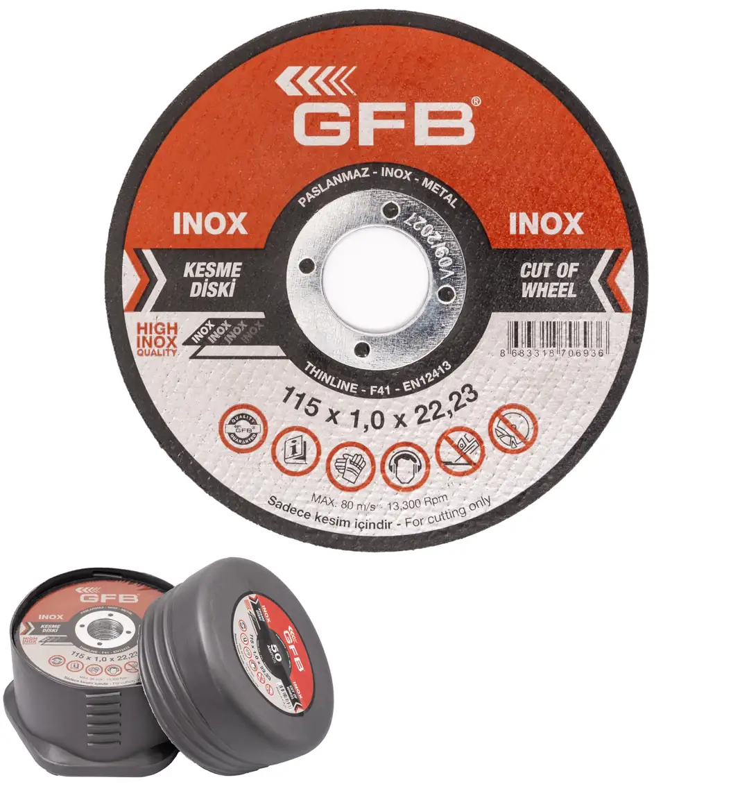 180X1,6 INOX KESME TAŞI GFB GFB2351