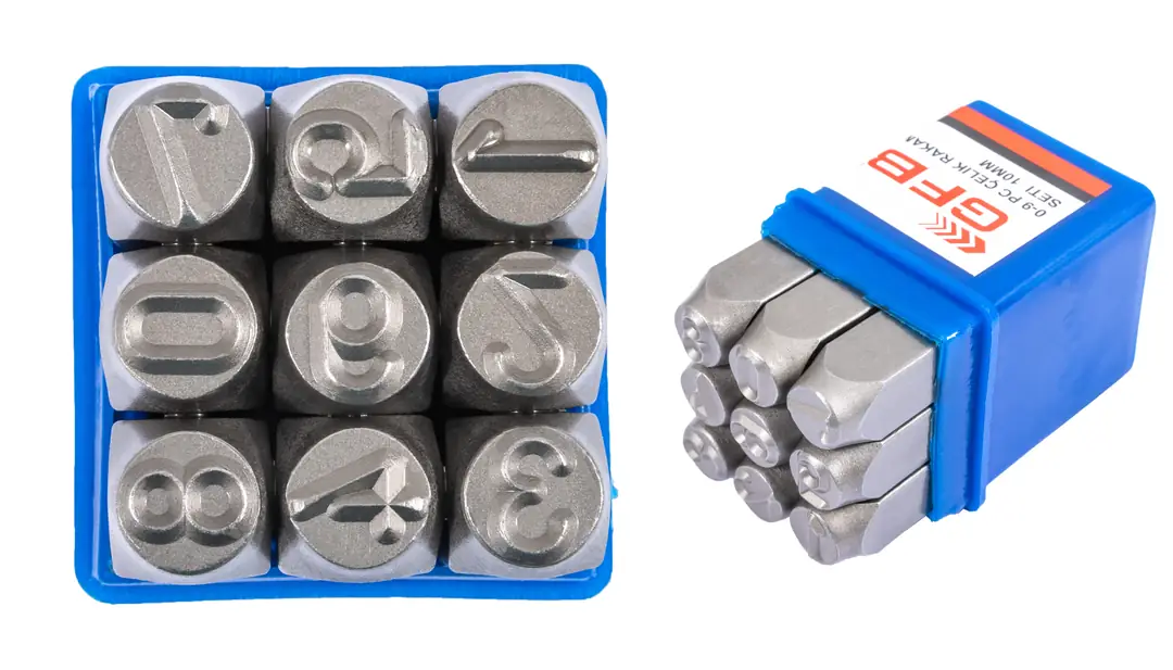 Gfb 6784 Çeli̇k Rakam Takimi 5.0Mm - Rakam Takımı