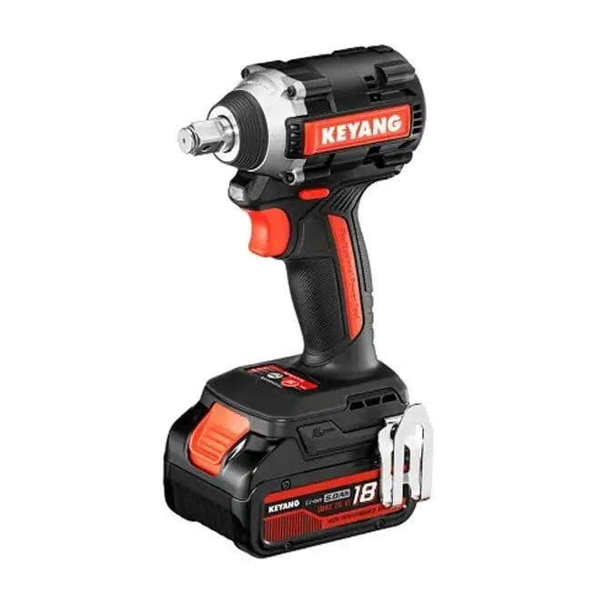 Keyang IW18BLA 18V-5Ah 280Nm Akülü Darbeli Somun Sıkma ve Sökme İki Akü Şarj Cihazı