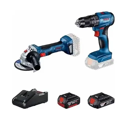 GWS 180-Lİ+GSB 185-Lİ KOMBİ SETİ  (1X4AH)+(1X2AH) 06019H9026