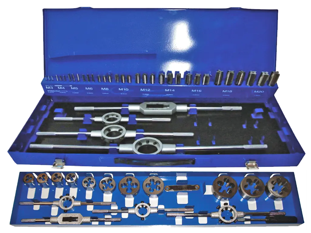 55 PARÇA M3-M20 KLAVUZ PAFTA TAKIMI MAIER