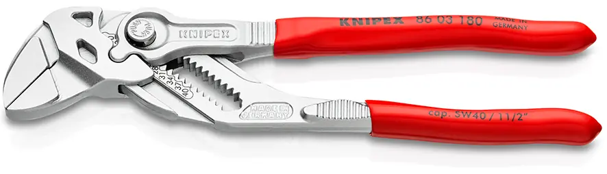 86 03 180 DÜZ ÇENE AYARLI PENSE KNIPEX