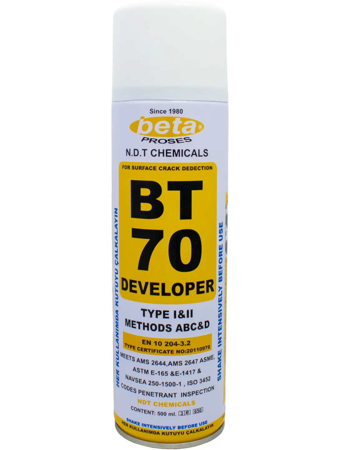 Beta BT - 70 Developer Sprey 550 ml