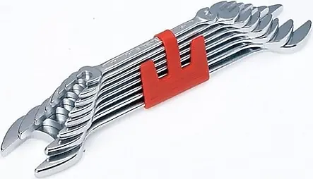 8'Lİ  ÇATAL İKİ AĞIZ ANAHTAR TAKIMI UZUN BOY 0130002108