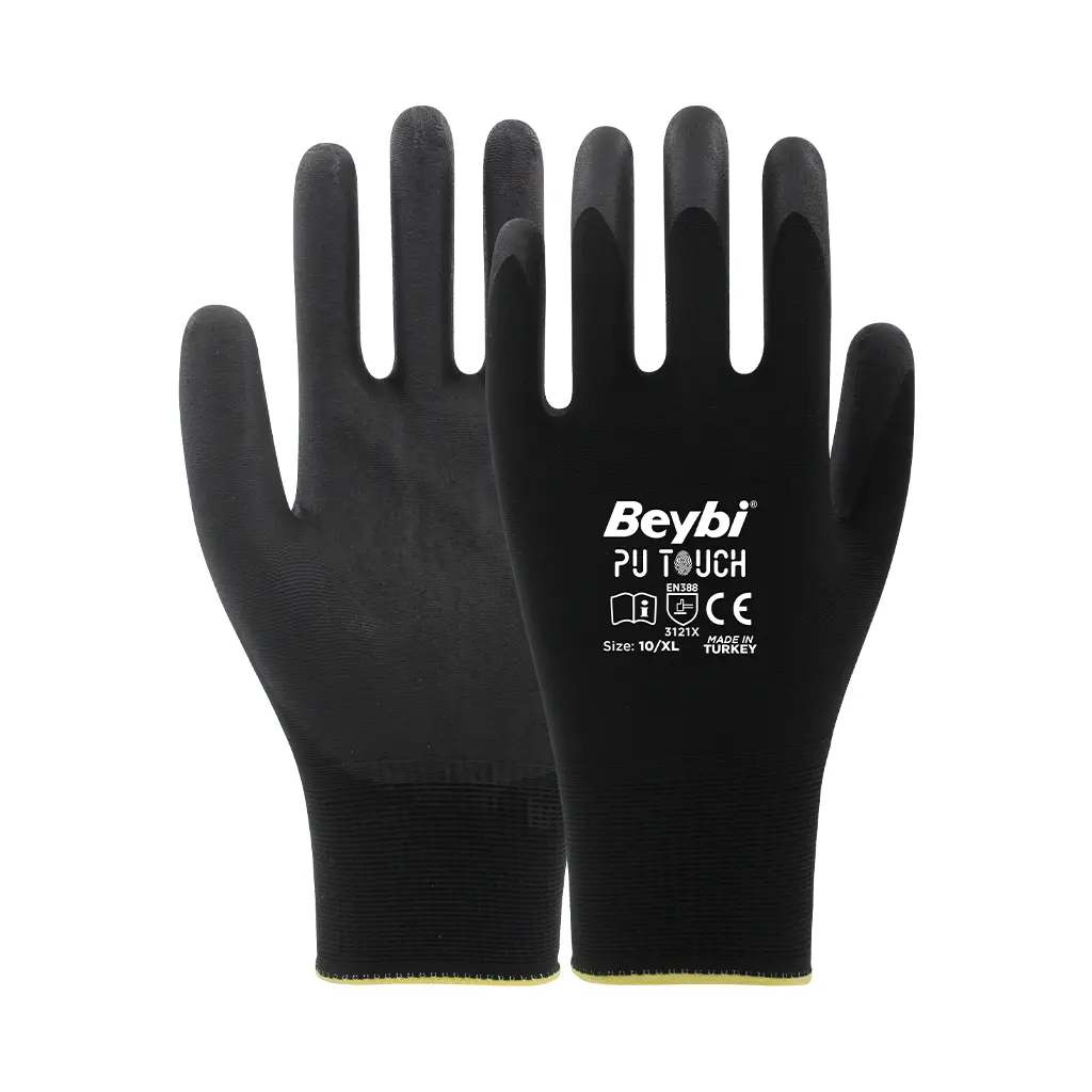 Beybi PU Touch Poliüretan Kaplı İş Eldiveni No:8