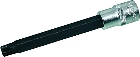 1/2" ON İKİ KÖŞE M12 LOKMALI BİTS UÇ YİVLİ (140MM)