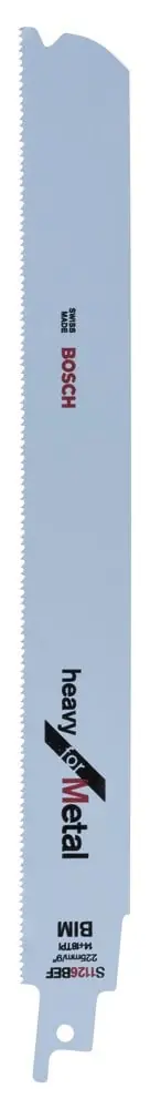 Bosch - Heavy Serisi Metal için Panter Testere Bıçağı S 1126 BEF