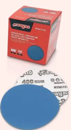Rayno Ryn11722 115Mm 400Kum Cırt Zımpara Mavi Deliksiz Zr Zirkonyum