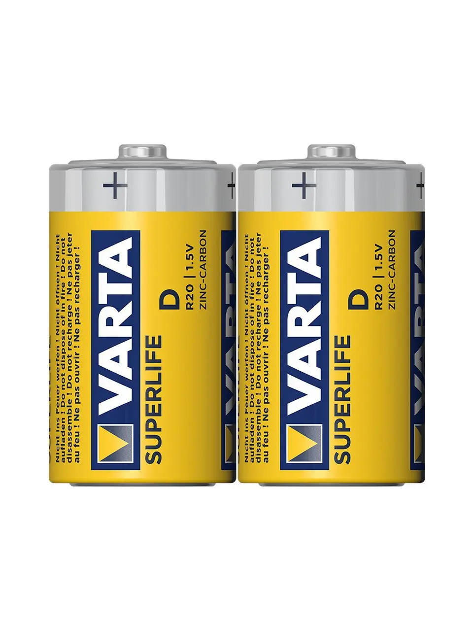 Varta D Pil Superlife Çinko Karbon Pil 58397101403