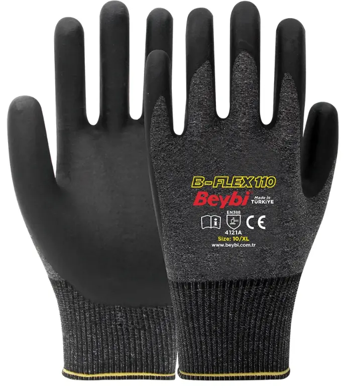 Beybi B-Flex110 Likralı Nitril Eldiven No:10