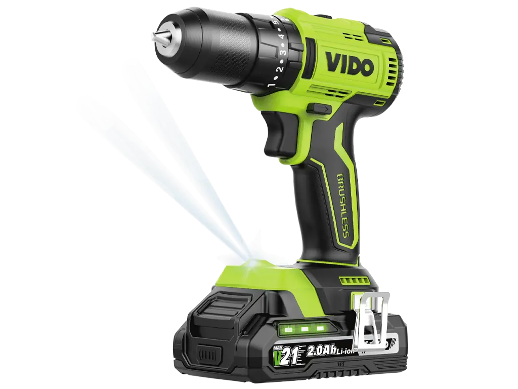 Vido 21V Kömürsüz Darbeli Matkap WD040210210