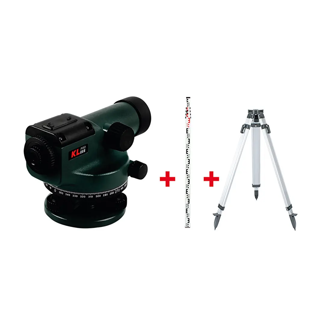 32X OPTİK NİVO SET (5 METRE MİRA + TRİPOD) KLPRO