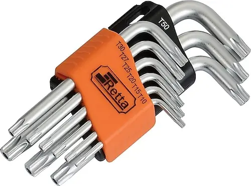 RAT7009 ALYAN 9PÇ DELİKLİ TORX KISA RETTA