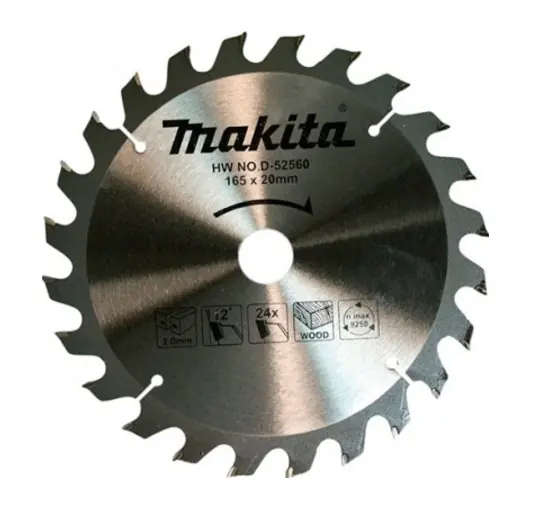 D-52560 DAİRE TESTERE 165X24DİŞ MAKİTA AKSESUAR