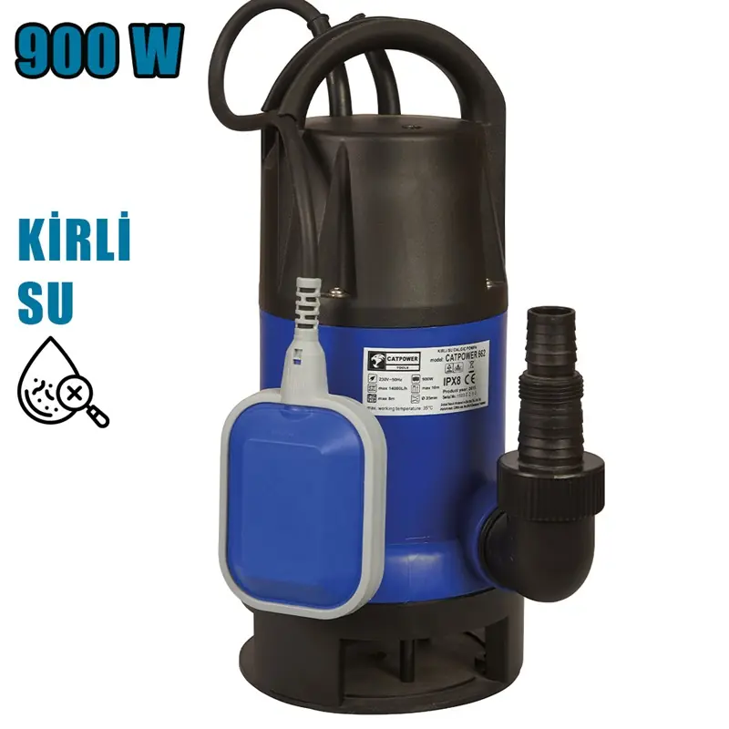 Catpower 662 Dalgıç Pompa Temiz Su 900W 14Ton