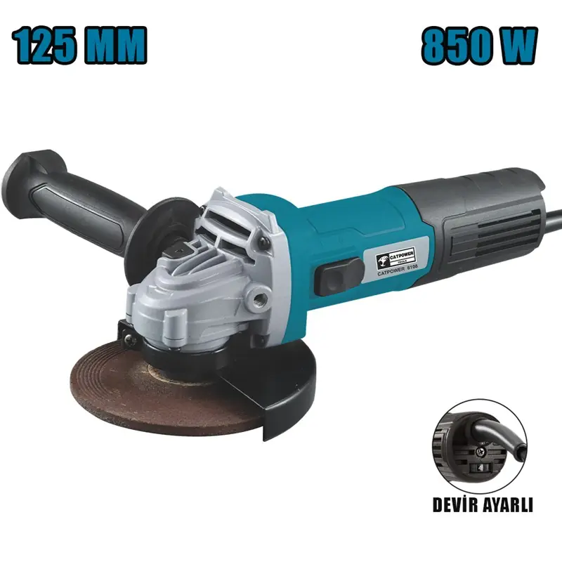 6108 AVUÇ TAŞLAMA DEVİR AYARLI 125 MM CATPOWER