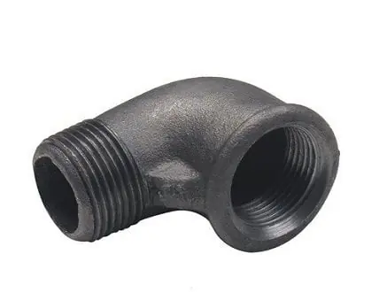 1 1/4" Kuyruklu Dirsek Siyah